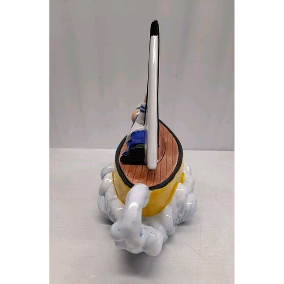 Vintage Jay Willfred Andrea by Sadek Tug Boat Ceramic Tea Pot 10" Long Rare - Picture 5 of 10